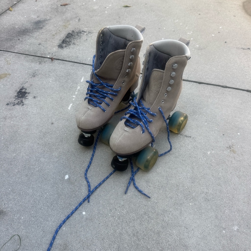 BTFL BRAND NEW Roller Skates with Blue Laces
